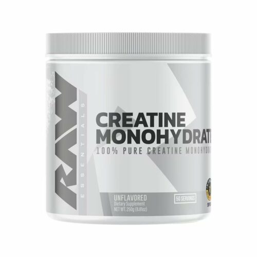 RAW Nutrition Essential 100% Pure Creatine Monohydrate Powder