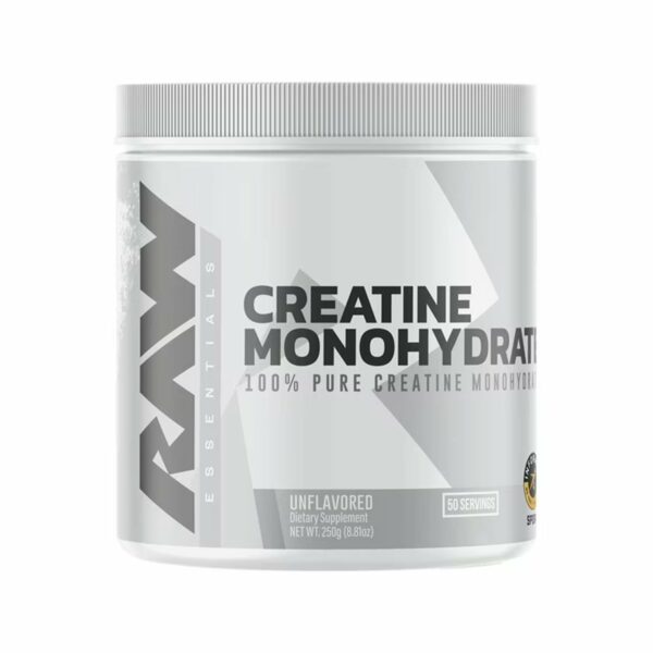 RAW Nutrition Essential 100% Pure Creatine Monohydrate Powder